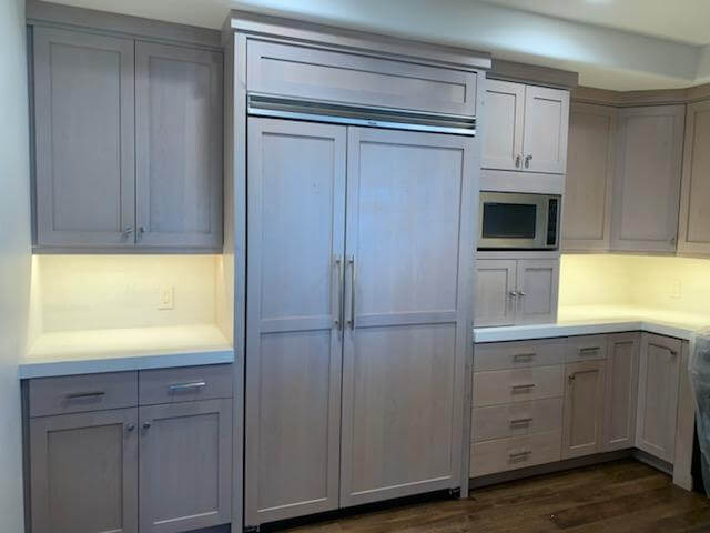 Before cabinet refinishing South Jordan, UT