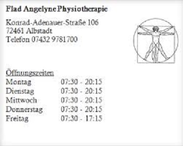 Flad Angelyne Physiotherapie, Konrad-Adenauer-Straße 106 in Albstadt