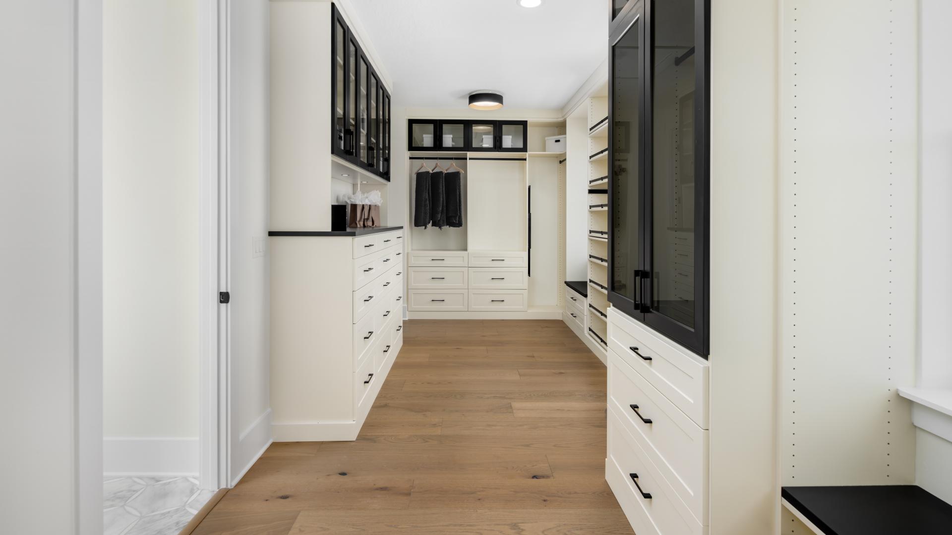 State of the art walk-in closet 