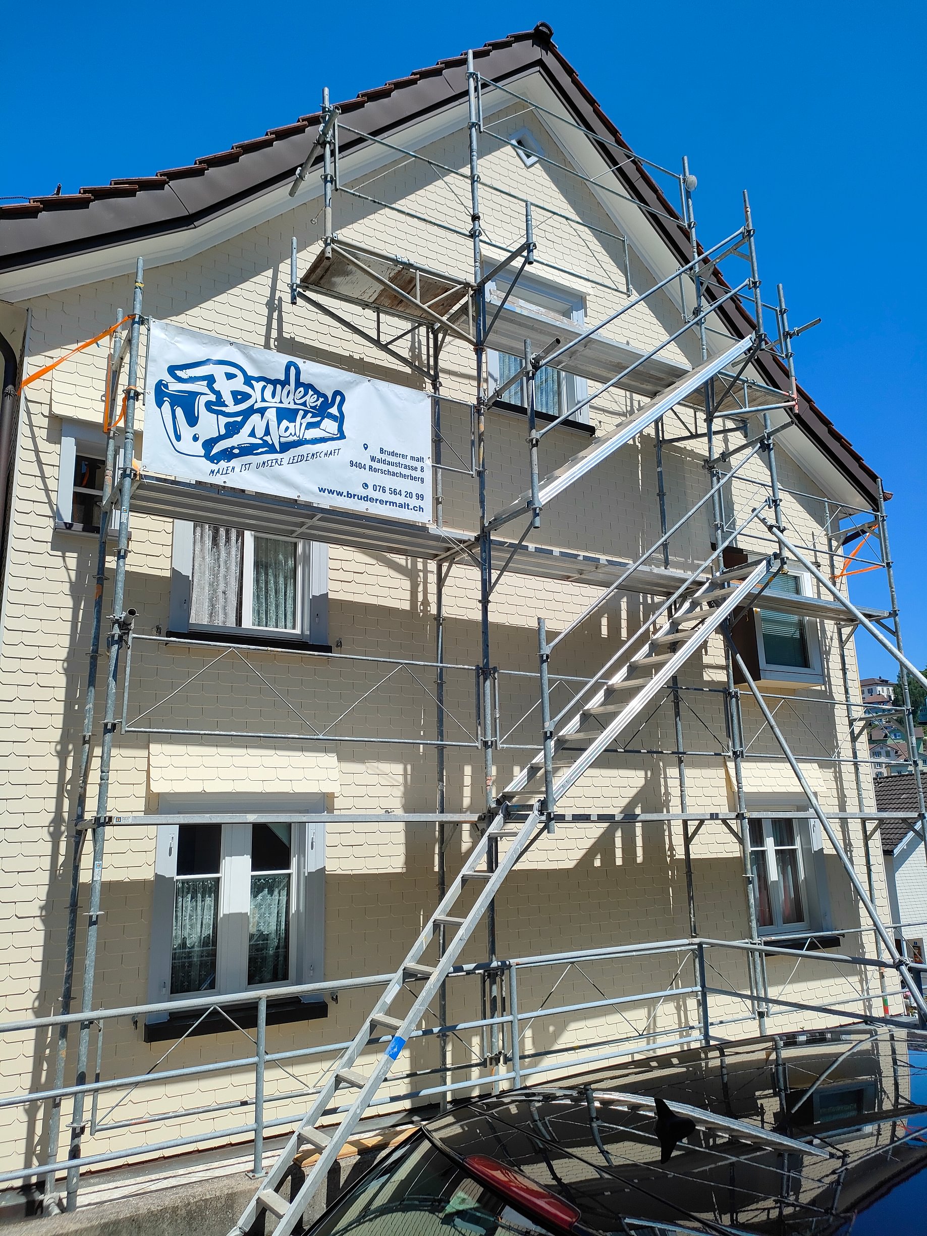 Bruderer malt, Waldaustrasse 8 in Rorschacherberg