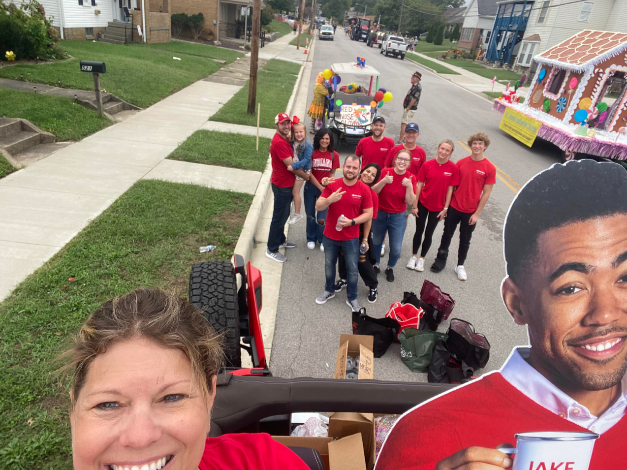 Had a great time at the Herbsfest Parade!!