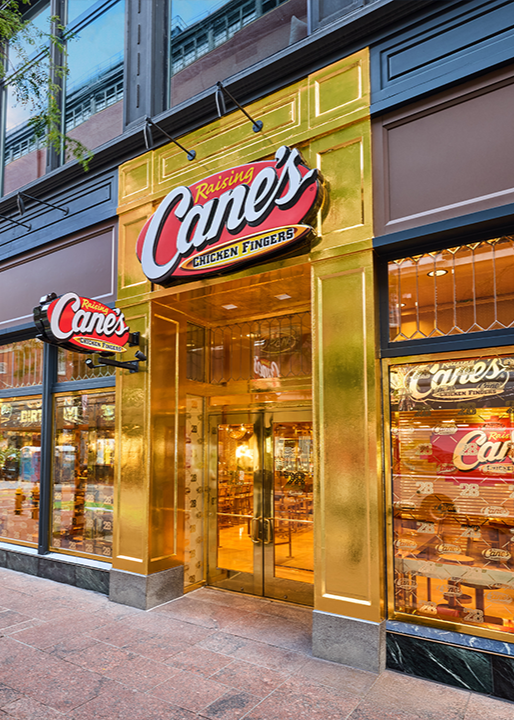 Raising Cane's Boston front door