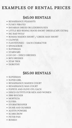 Images Costume Annex and A Walk Thru Time Vintage