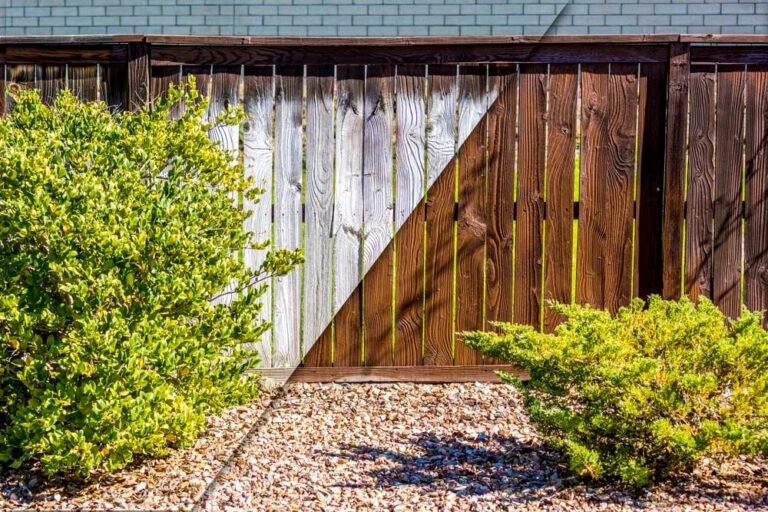 Fence Staining