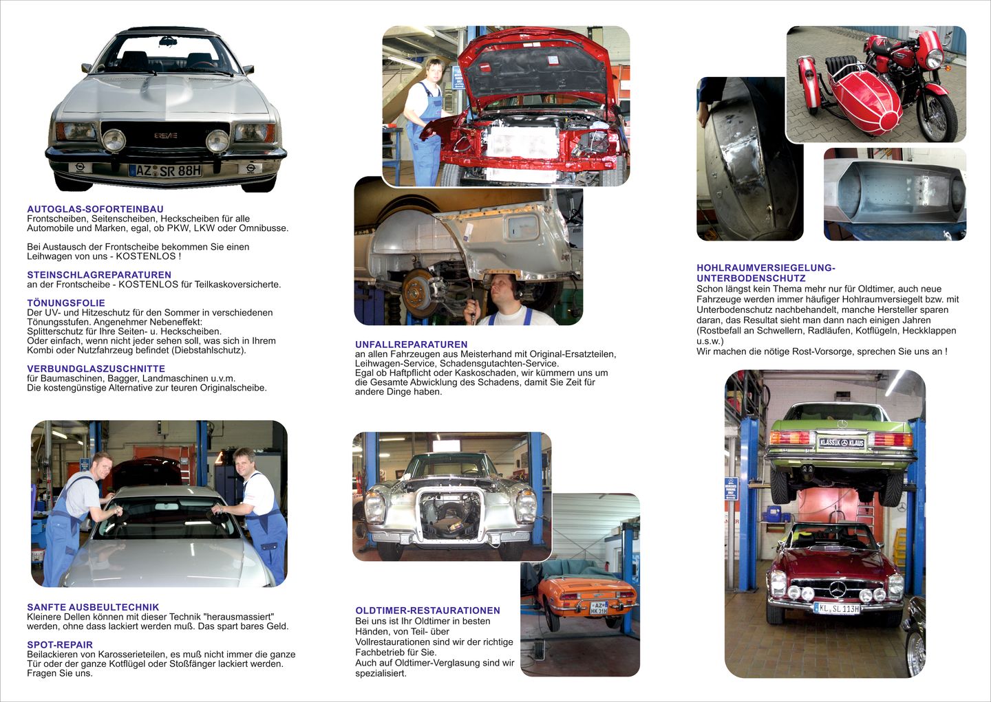 Sander GmbH Autoglas + Karosseriebau - GALLERY