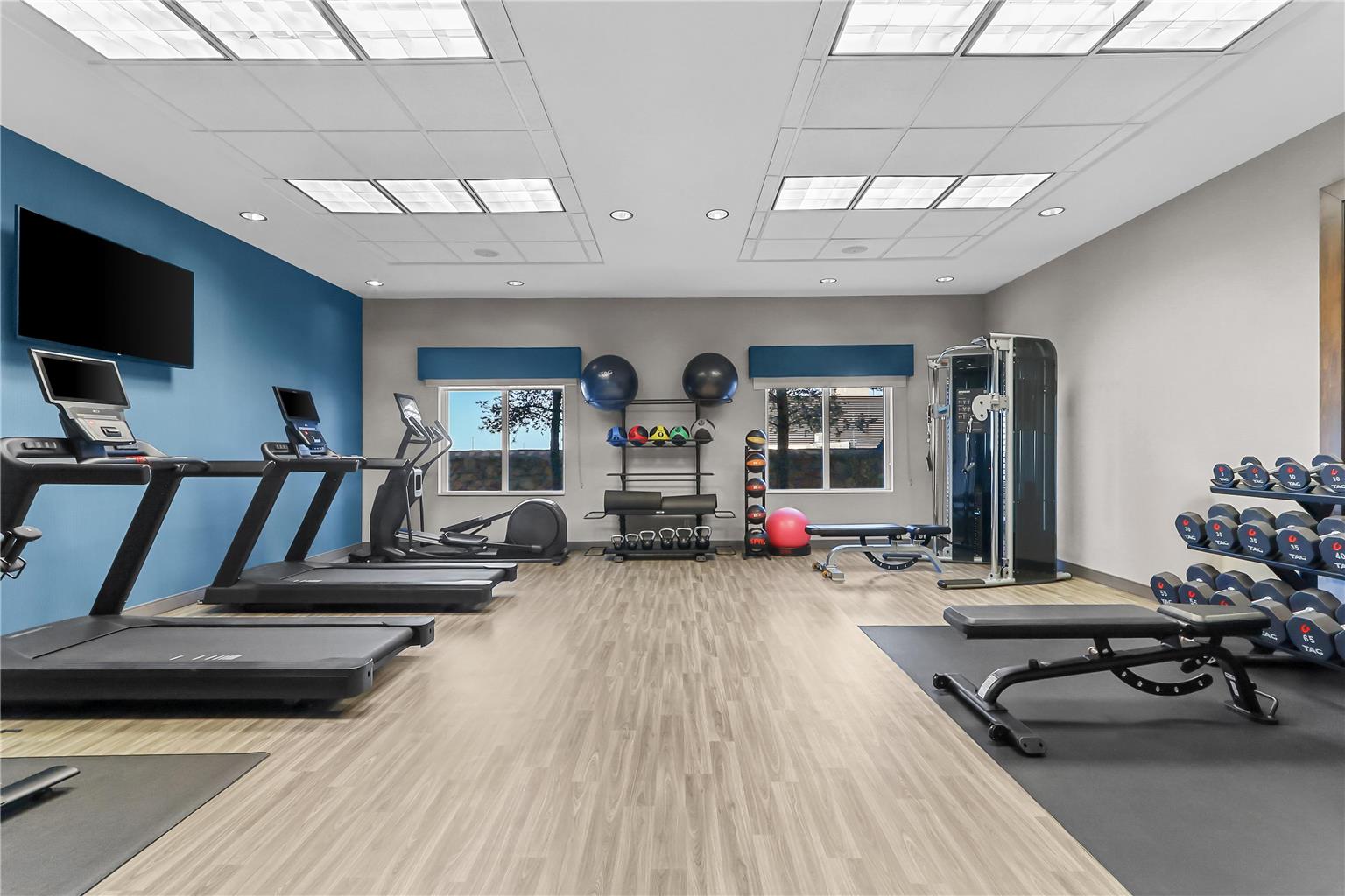 Health club fitness center gym