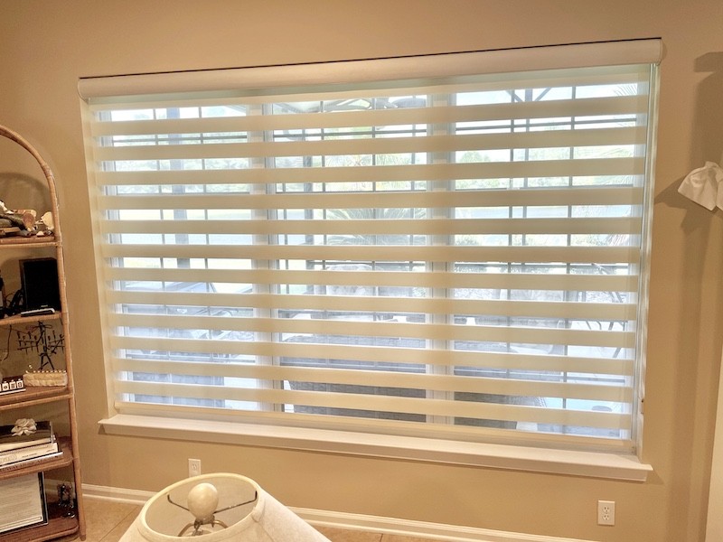 Looking for optimal light control? We’ve got you covered! With their unique design, our elegant sheer shades provide softened natural light to your home, while blocking out harsh UV rays. Plus, these gorgeous shades allow you to maintain ample privacy without sacrificing natural light flow.