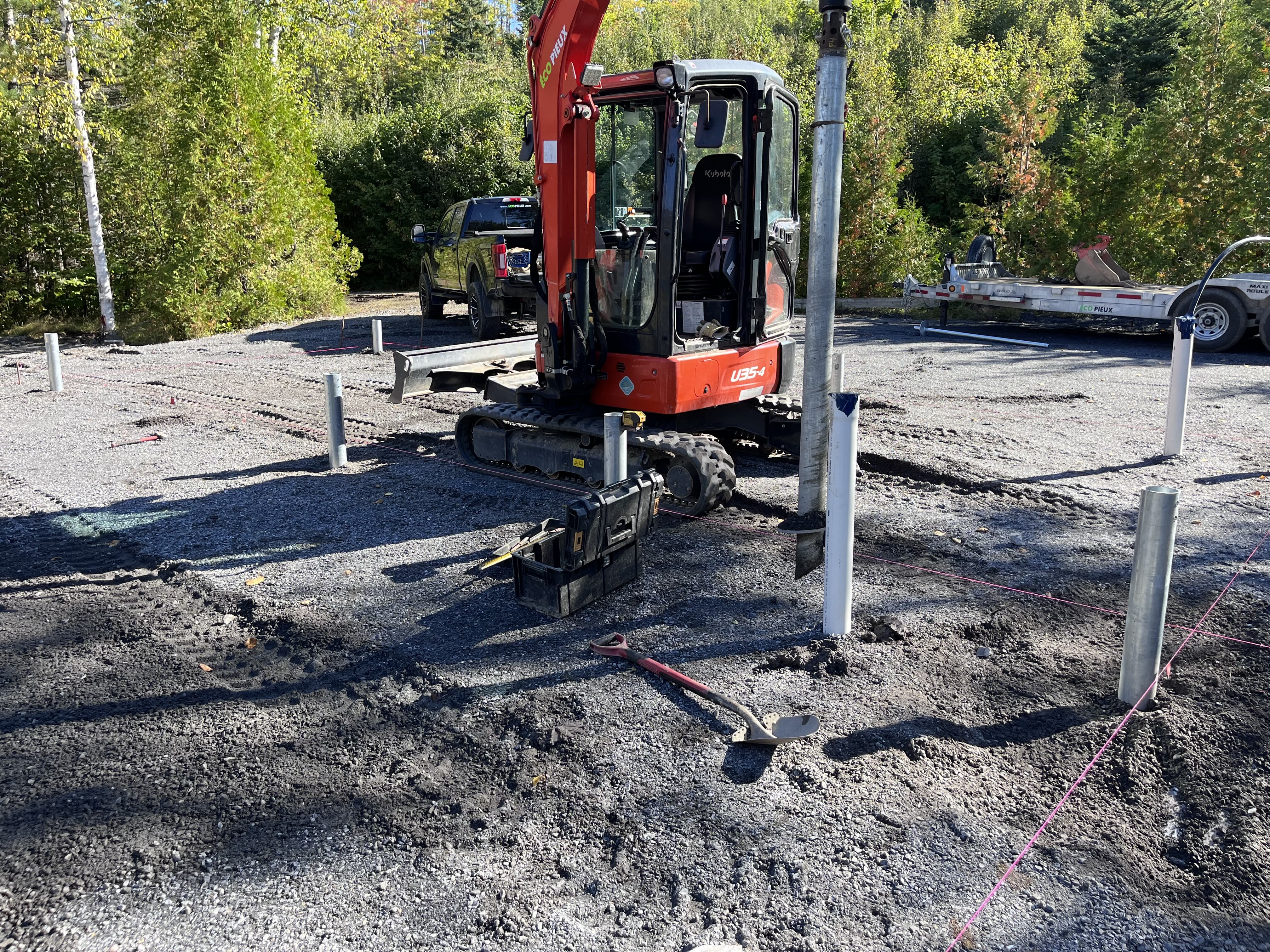 Images Pieux vissés Éco Pieux Bas St-Laurent