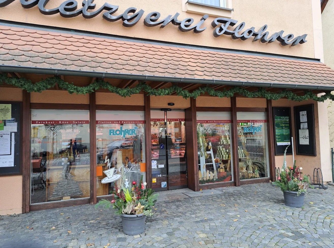 Metzgerei Flohrer, Am Vacher Markt 1 in Fürth