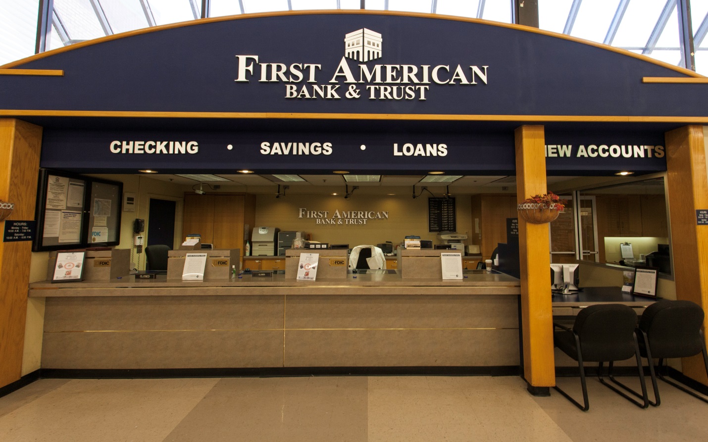 First American Bank & Trust Athens GA 2301 College Station Road 30605.