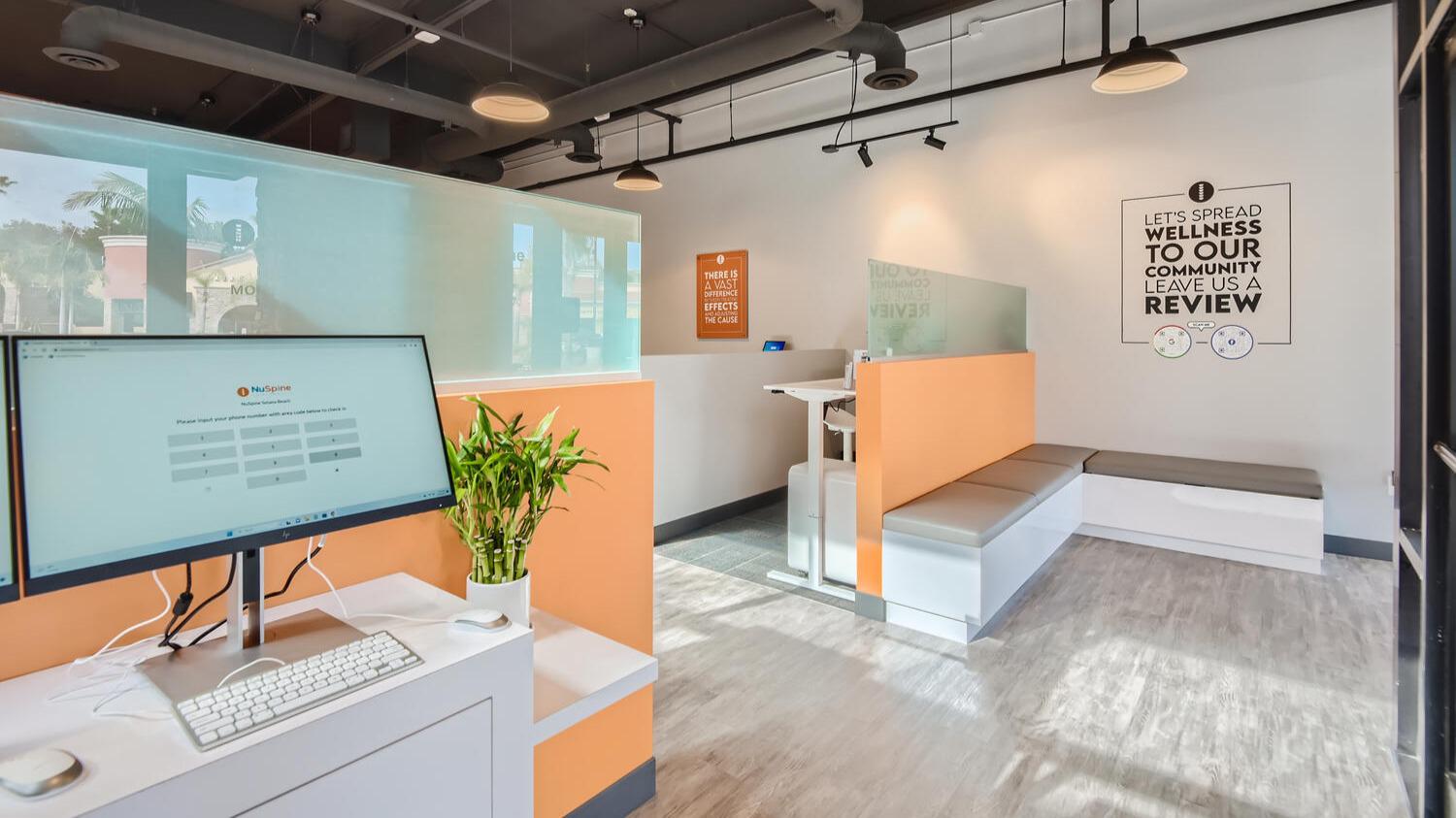 NuSpine Chiropractic provides convenient retail locations, Evening and weekend hours, maximum 15-minute visits, and online payments and check-ins.
