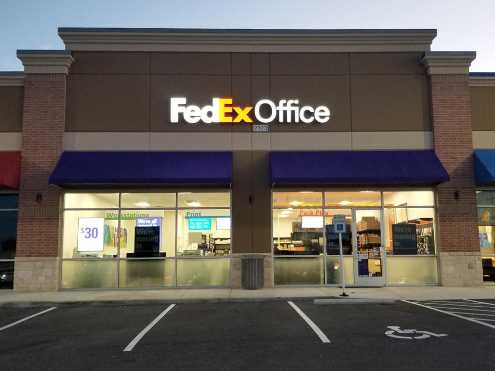 Exterior photo of FedEx Office location at 2323 Babcock Rd\t Print quickly and easily in the self-service area at the FedEx Office location 2323 Babcock Rd from email, USB, or the cloud\t FedEx Office Print & Go near 2323 Babcock Rd\t Shipping boxes and packing services available at FedEx Office 2323 Babcock Rd\t Get banners, signs, posters and prints at FedEx Office 2323 Babcock Rd\t Full service printing and packing at FedEx Office 2323 Babcock Rd\t Drop off FedEx packages near 2323 Babcock Rd\t FedEx shipping near 2323 Babcock Rd