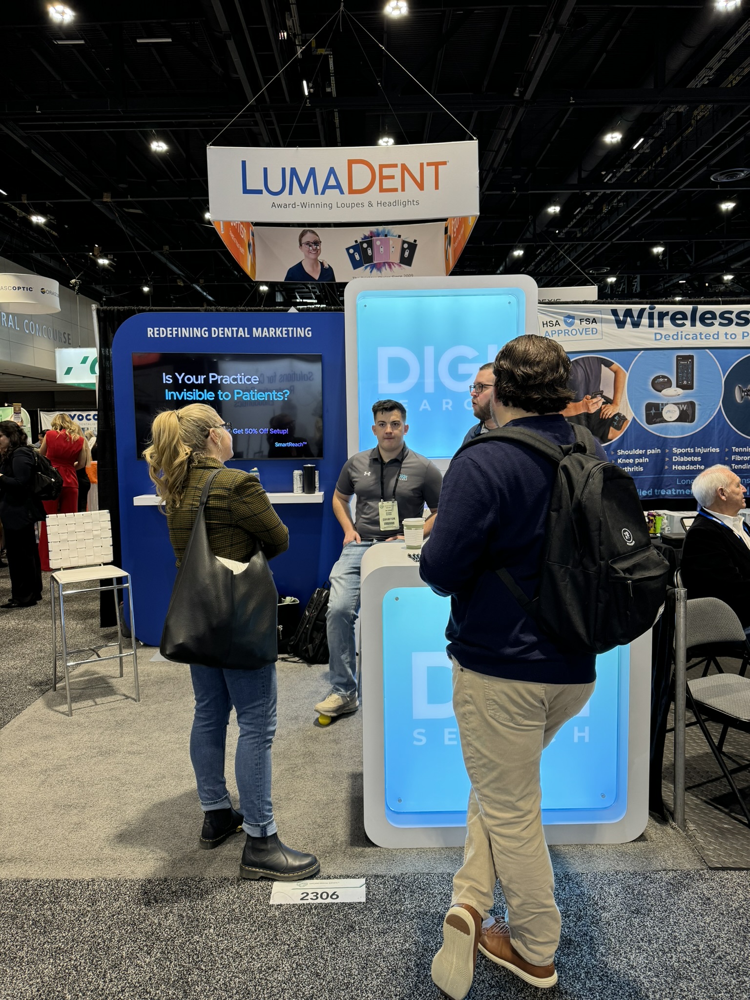 The DIGI Search booth at the 2025 Chicago Midwinter Meeting