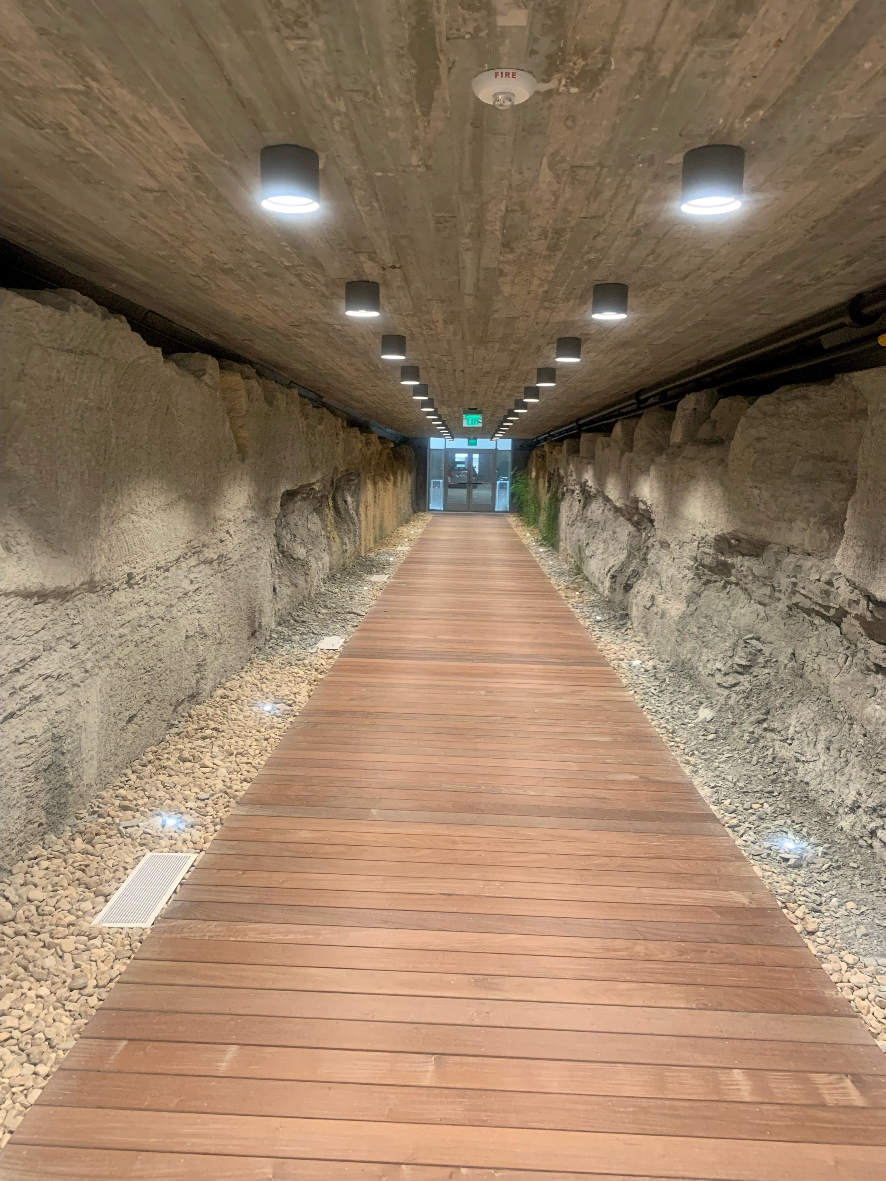 First United Bank – Austin Seven Oaks - Interior Walkway of community bank