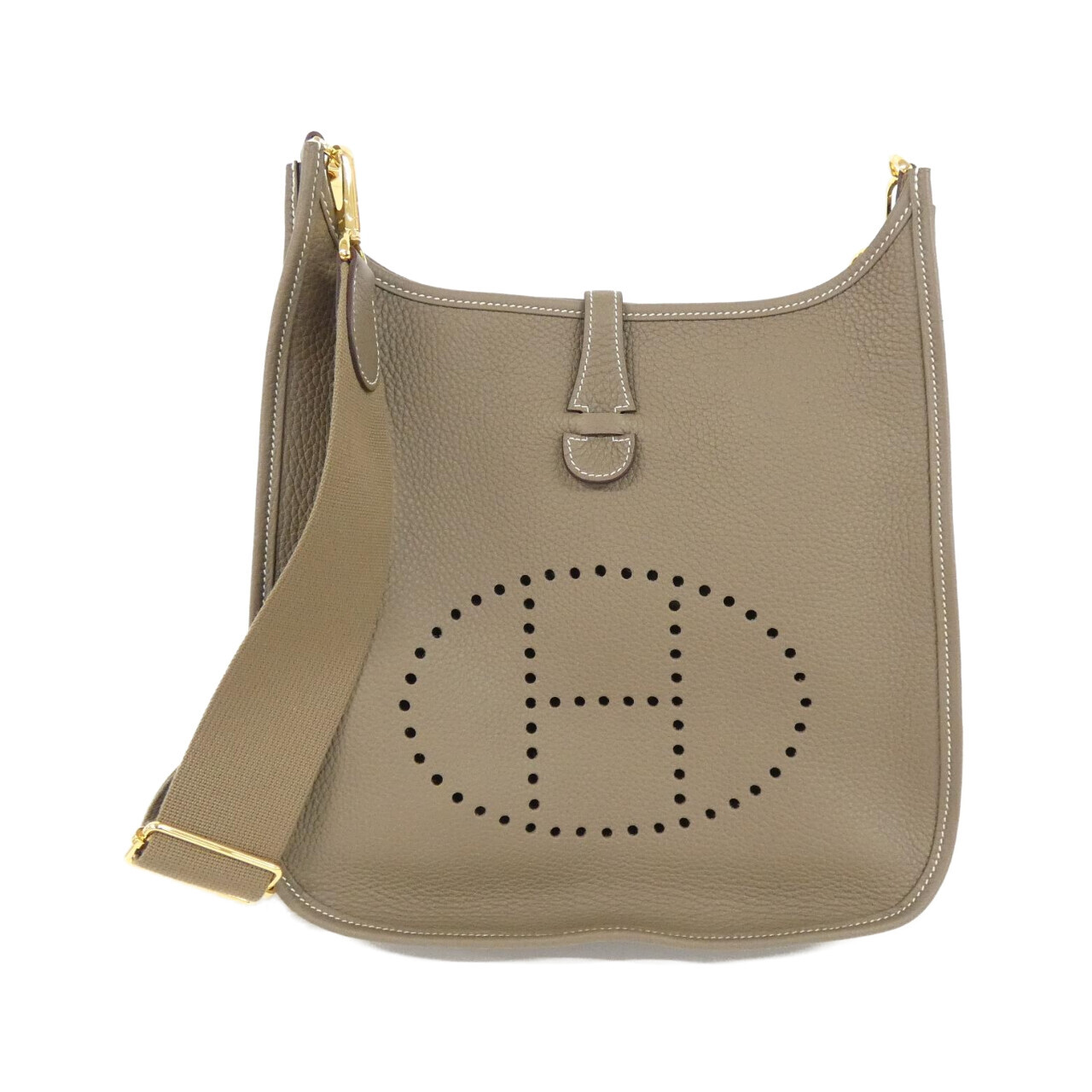 エルメス エヴリン3 PM 056277CC トリヨンクレマンス ETOUPE ゴールド金具 W刻印