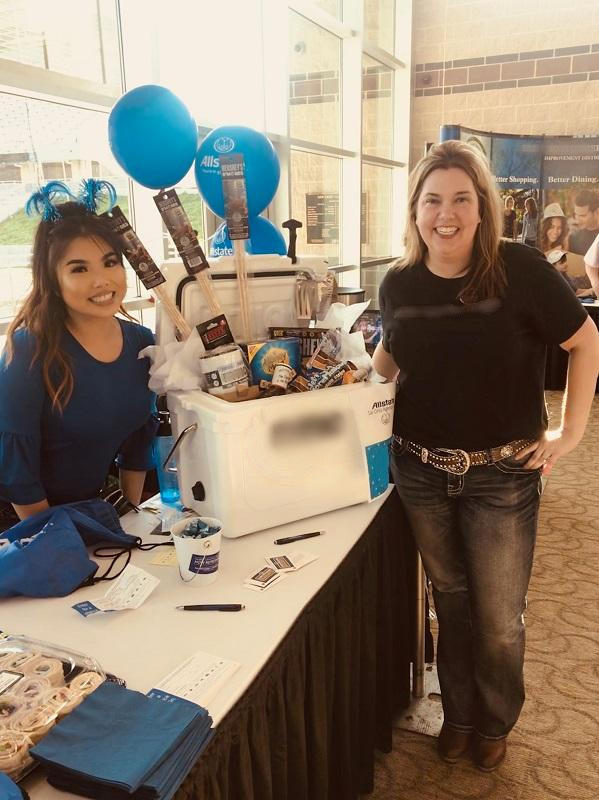 Our staff at a Chamber Business Expo. Sal Ortiz: Allstate Insurance Houston (281)581-1001