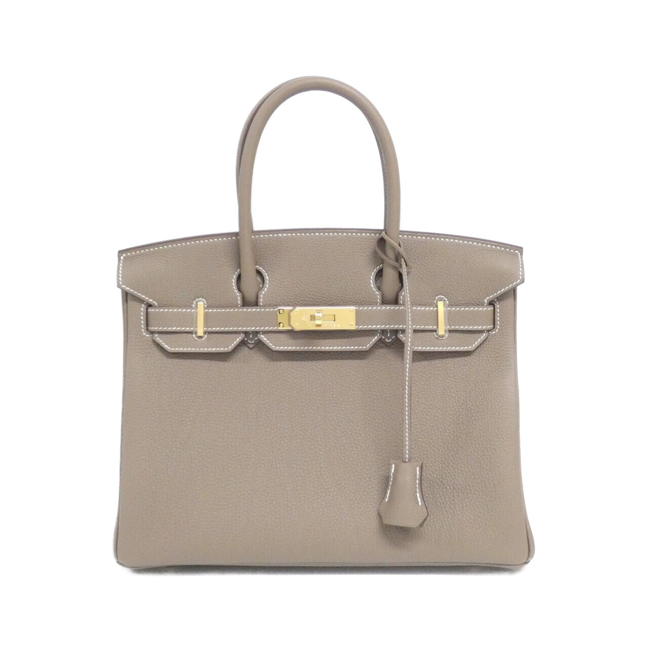 エルメス バーキン 30cm 027633CC トゴ ETOUPE ゴールド金具 K刻印