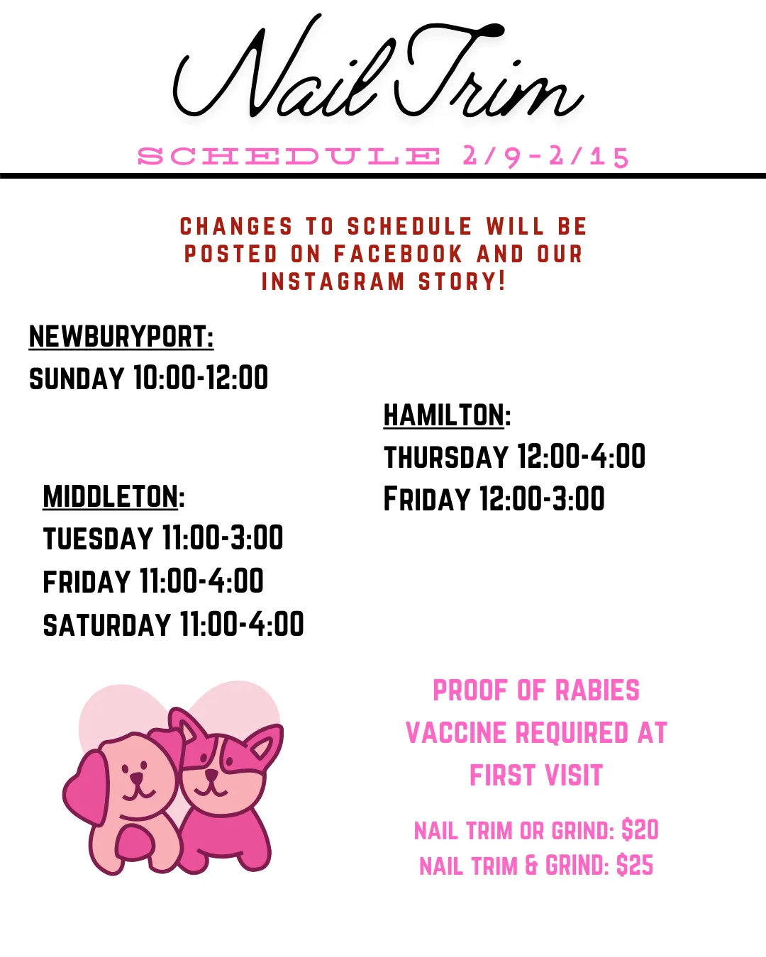 Image of Local Pet Event Nail Trims Nearby