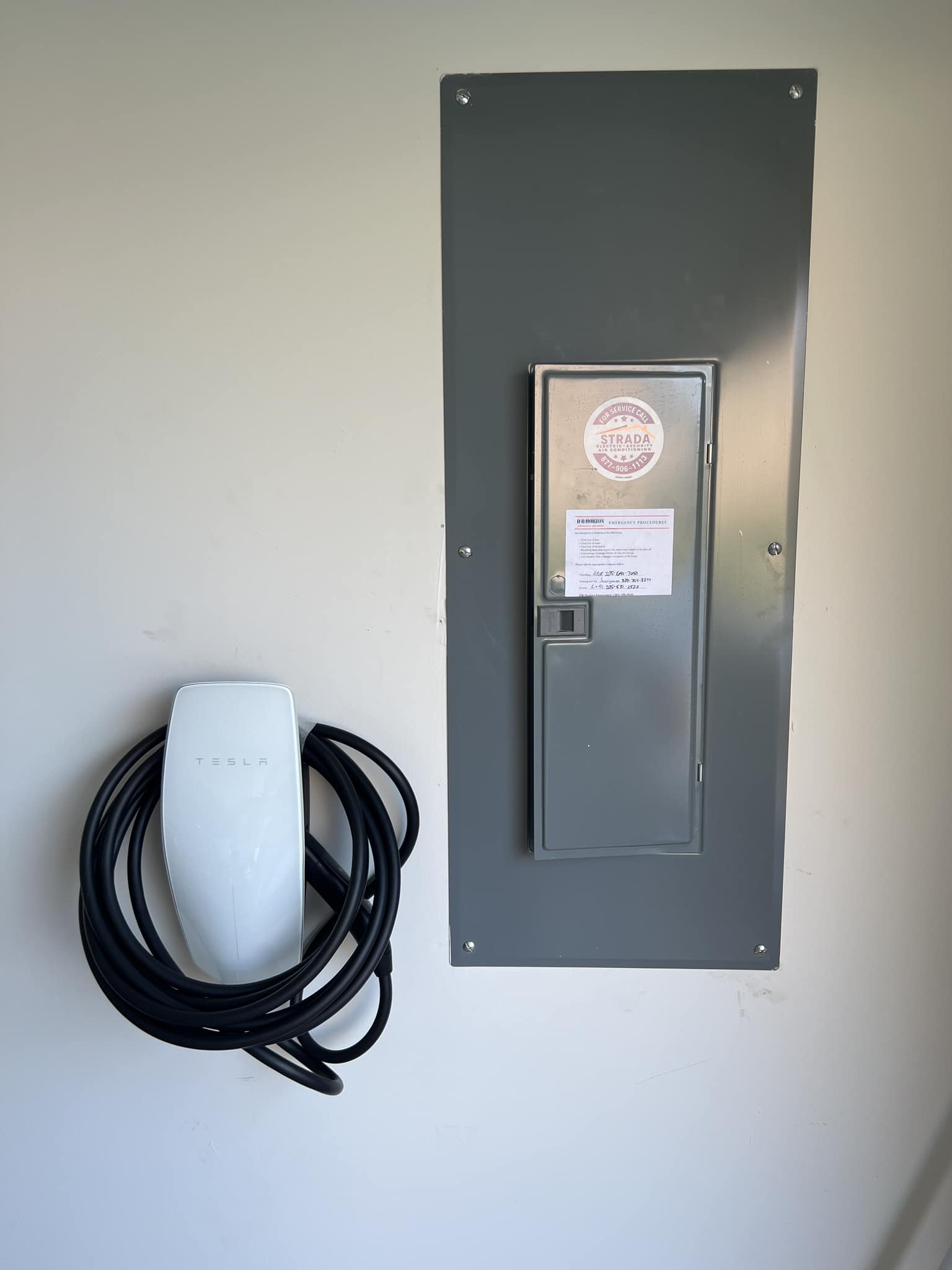 Tesla wall EV charger