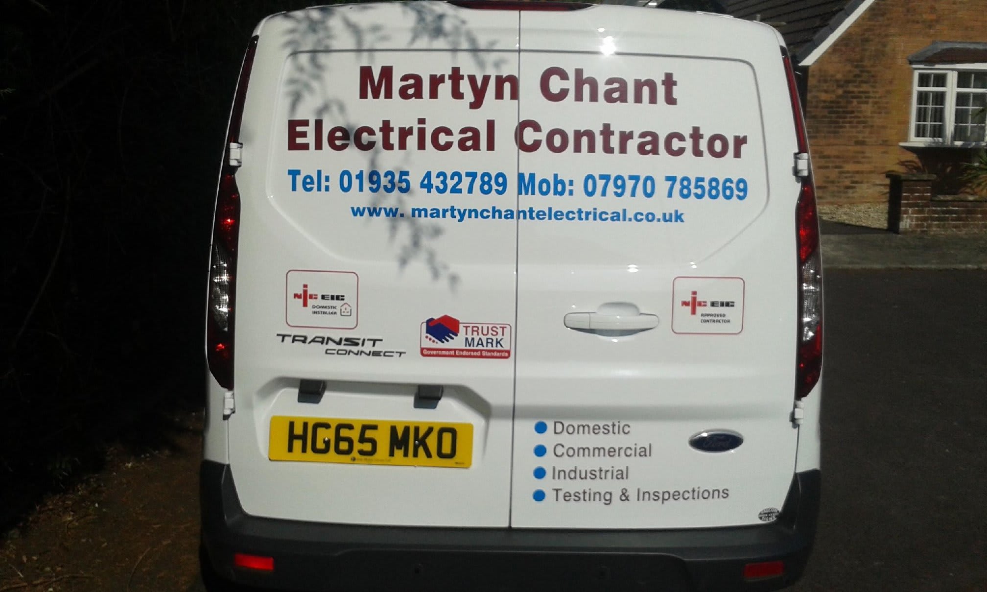 Martyn Chant Electrical Yeovil 01935 432789