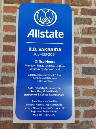 Images K.D. Sakraida: Allstate Insurance