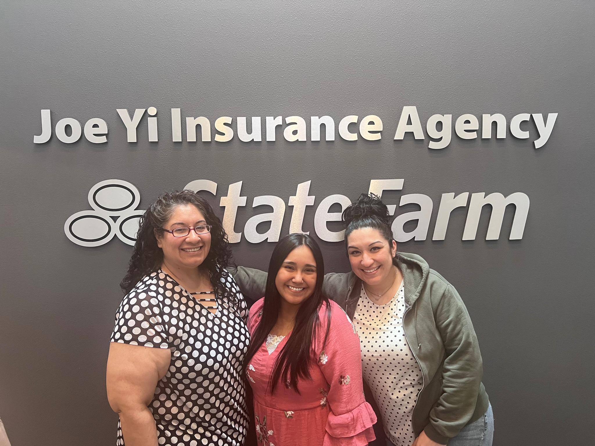 I want to give such an amazing thanks to my amazing, resilient, and hardworking service team over here at Joe Yi State Farm. Thank you for all you do for our office!