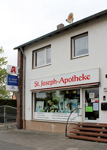 Aussenansicht der St. Joseph-Apotheke