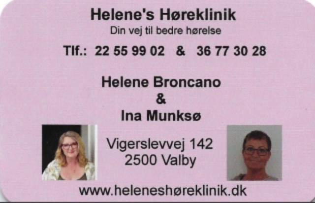 Images Helene's Høreklinik / Ørepropper v/Helene Broncano