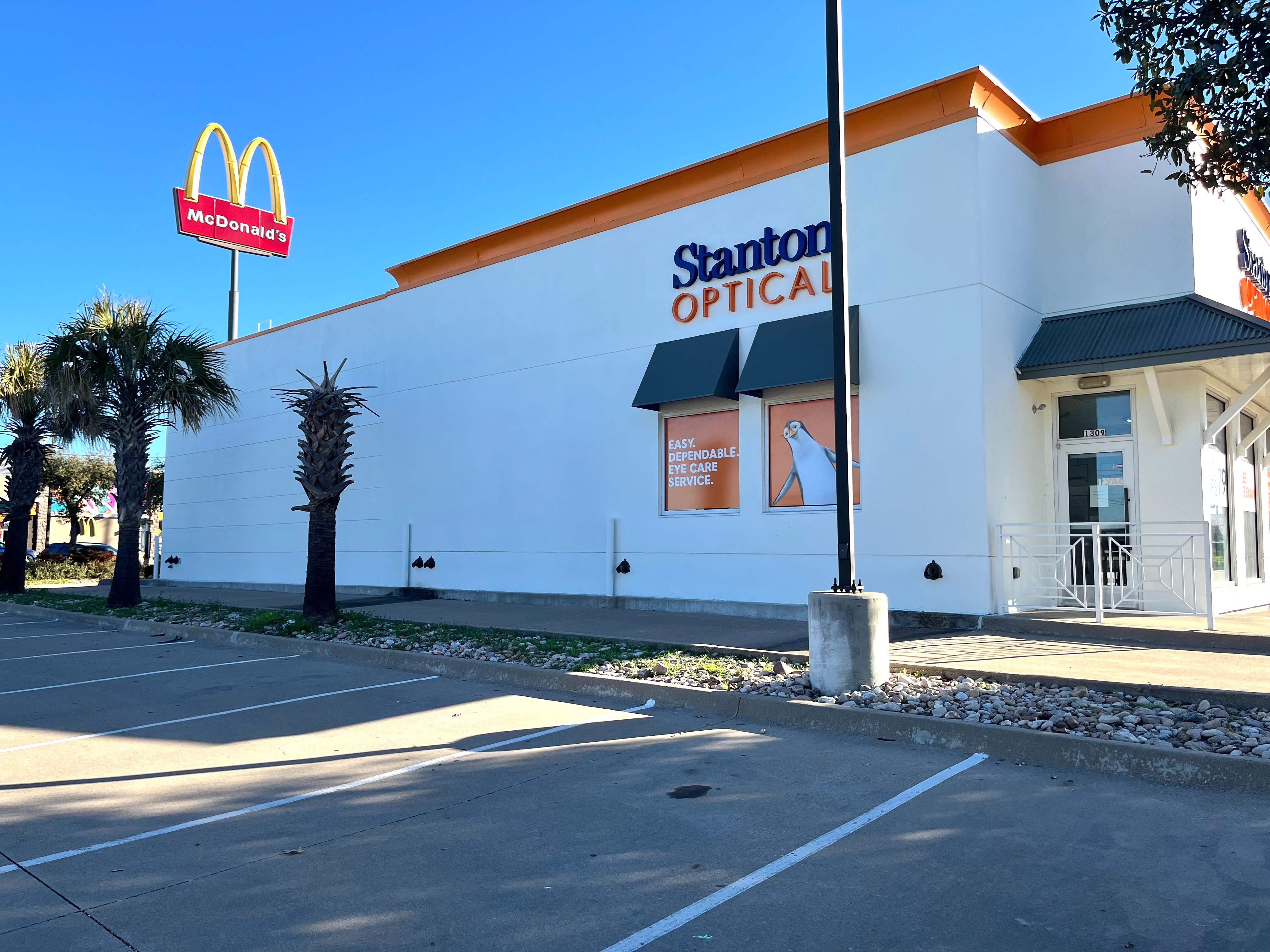 Storefront at Stanton Optical Store DeSoto TX 75115