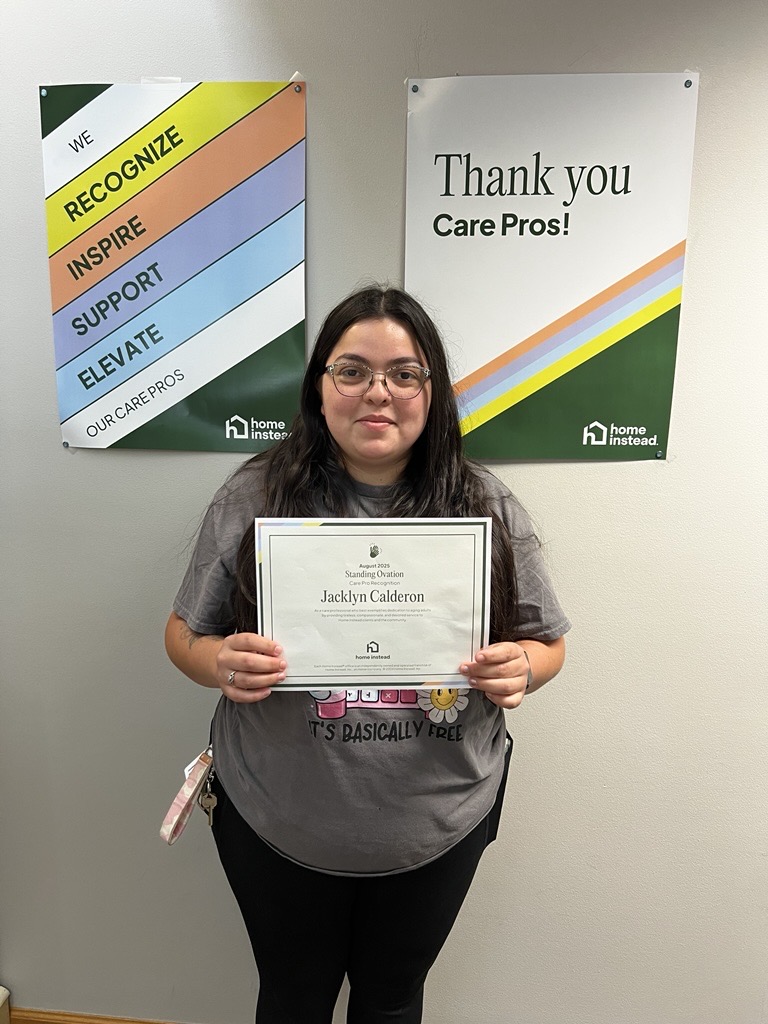 Home Instead Care Pro of the Month recognized for providing compassionate, reliable care to older adults.