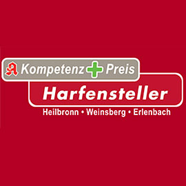 Logo Har­fen­stel­ler Apo­the­ke am Trau­ben­platz