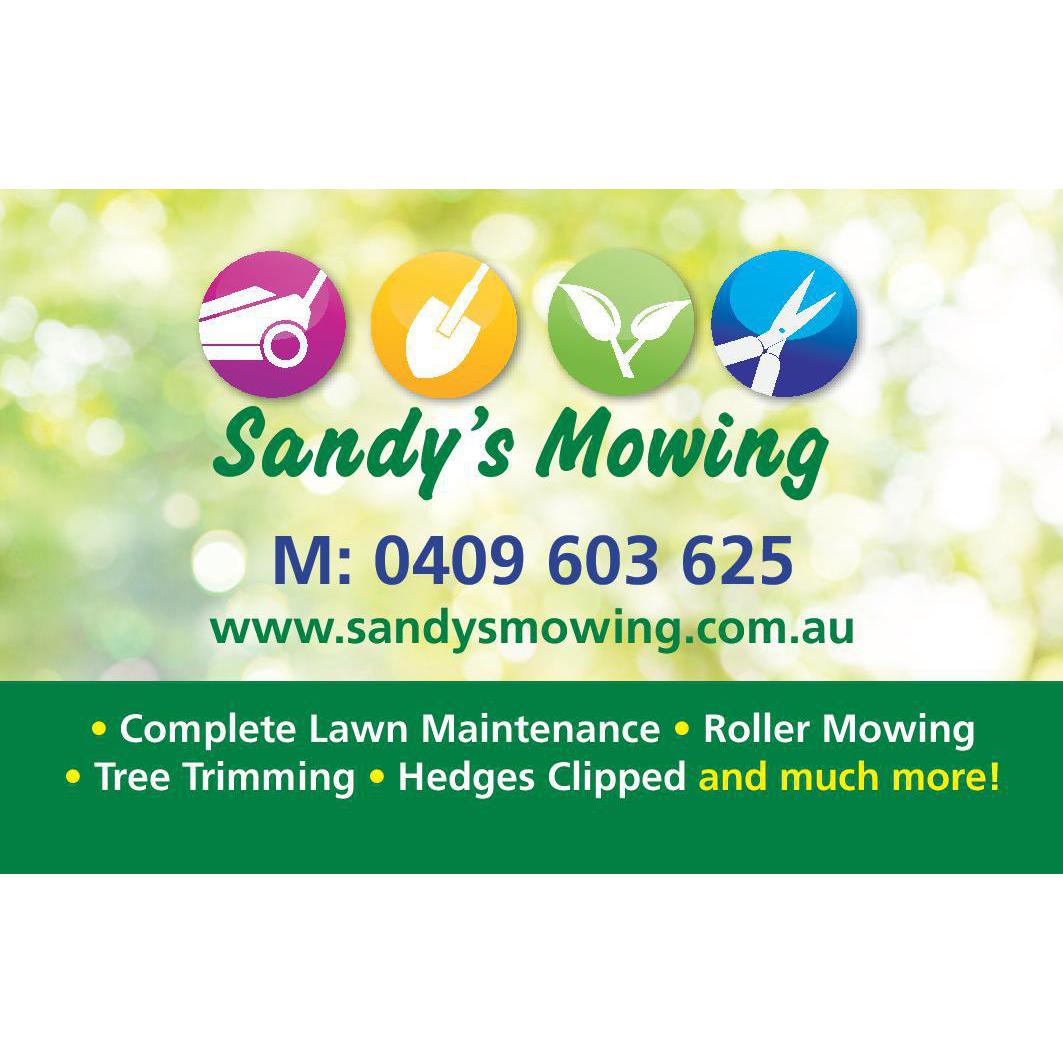 Sandy's Mowing Logo