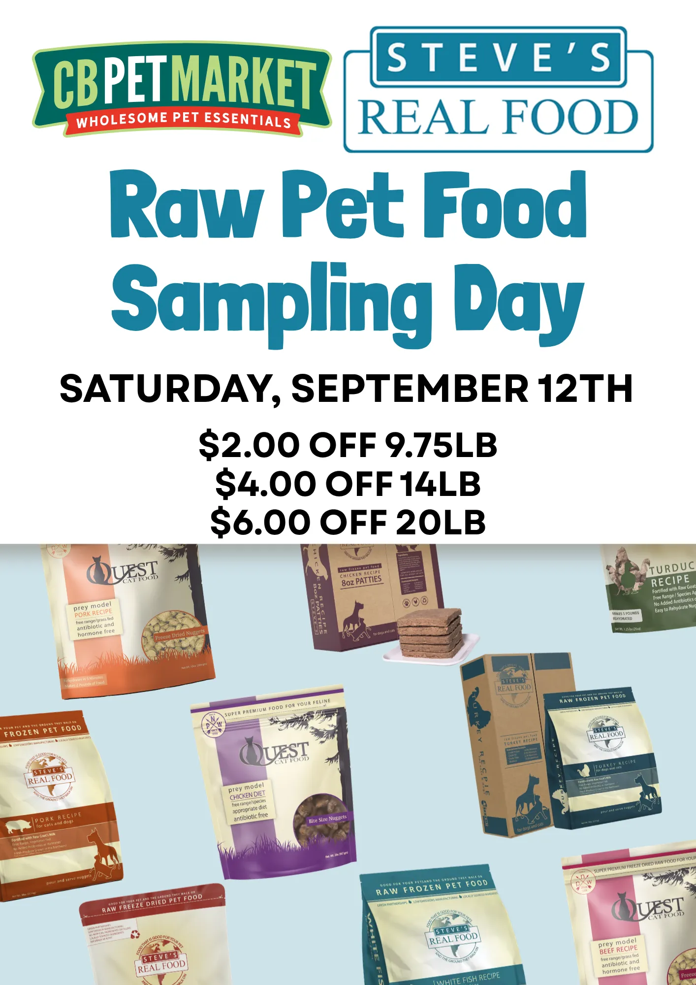 Image of Local Pet Event Steve's Real Food Taste Testing! Nearby