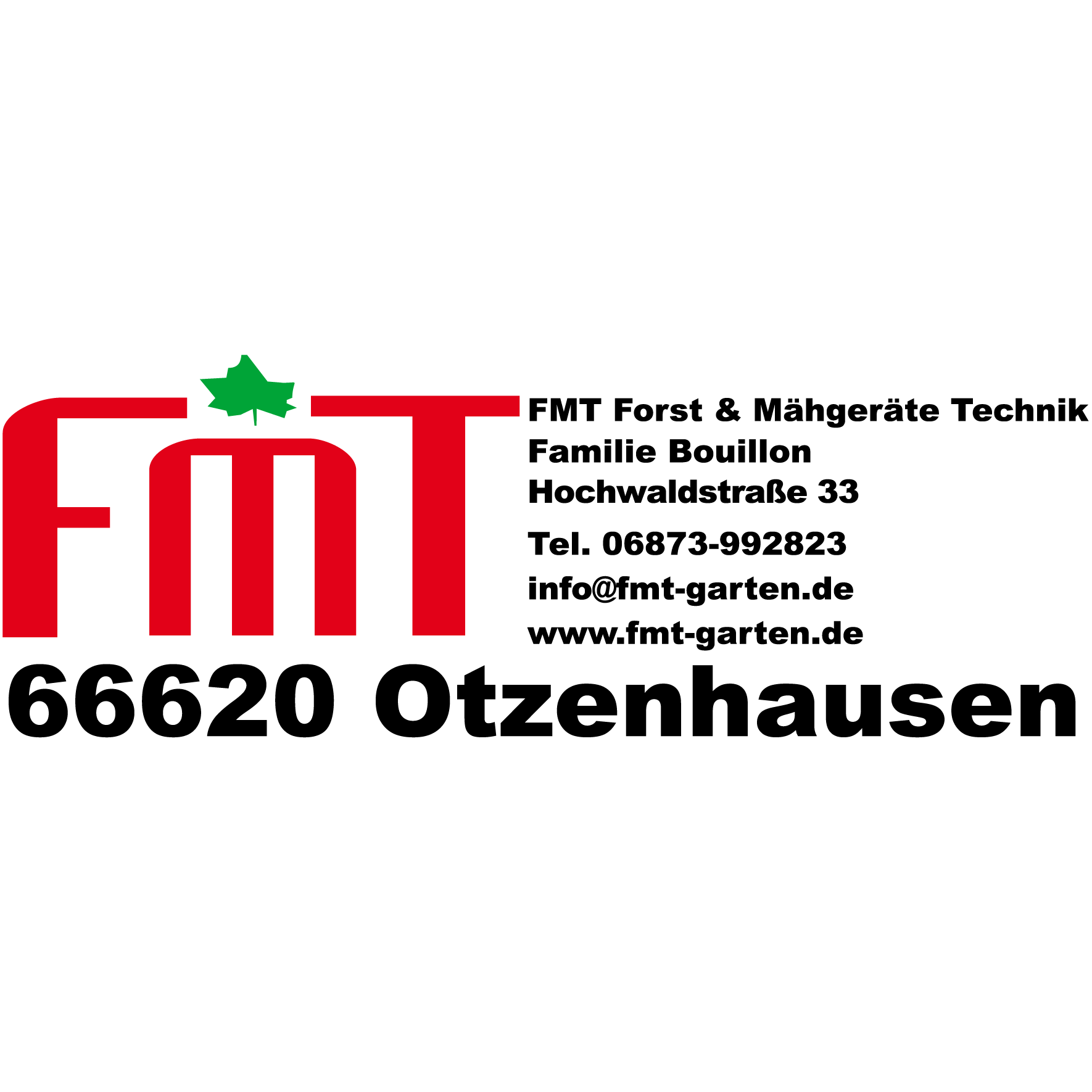 Kundenlogo FMT Forst- & Mähgeräte Technik GmbH