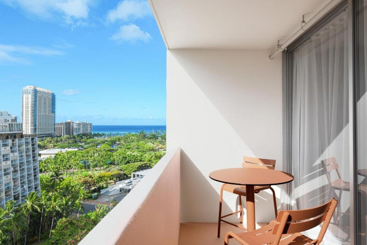 Romer Waikiki at The Ambassador Tower Ocean View Two Bedroom Suite private balcony