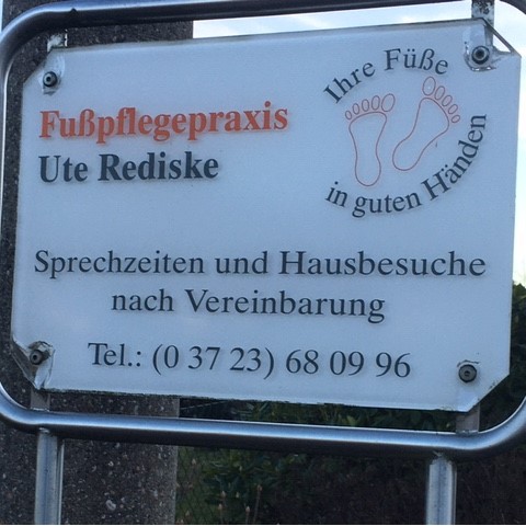 Ärztlich geprüfte Fußpflege Ute Rediske in Hohenstein Ernstthal - Logo