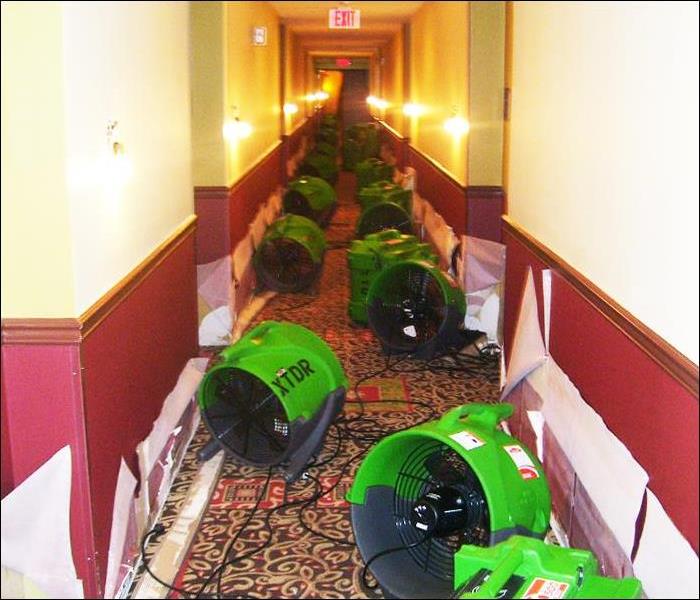 SERVPRO clean up continues after pipe bursts at hotel, in Vernon, NJ