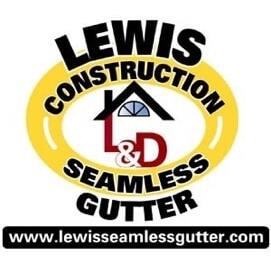 Lewis Construction and Seamless Gutter Logo