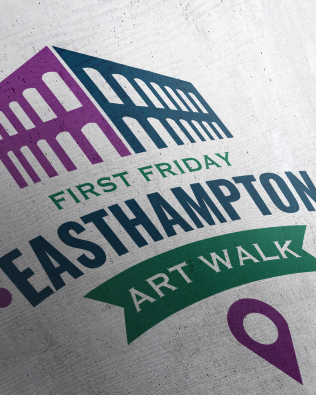 Easthampton MA Artwalk logo mockup