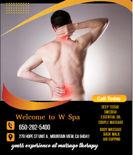 The full body massage targets all the major areas of the body that are most subject to strain and
discomfort including the neck, back, arms, legs, and feet.
If you need an area of the body that you feel needs extra consideration,
such as an extra sore neck or back, feel free to make your massage therapist aware and
they will be more than willing to accommodate you.