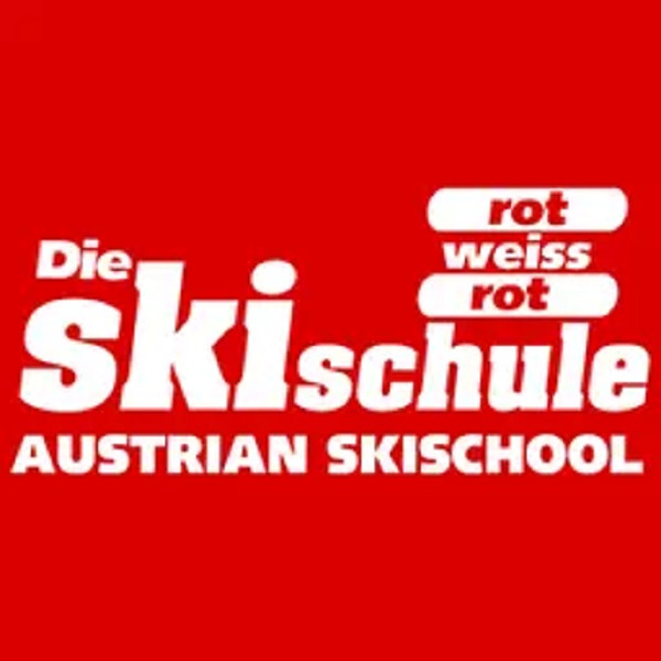 Alpendorf Skischule Rot Weiß Rot Logo