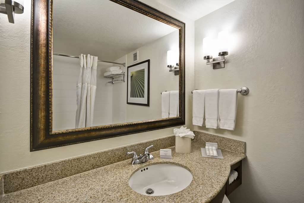 Guest room bath Hilton Garden Inn Sarasota-Bradenton Airport Sarasota (941)552-1100