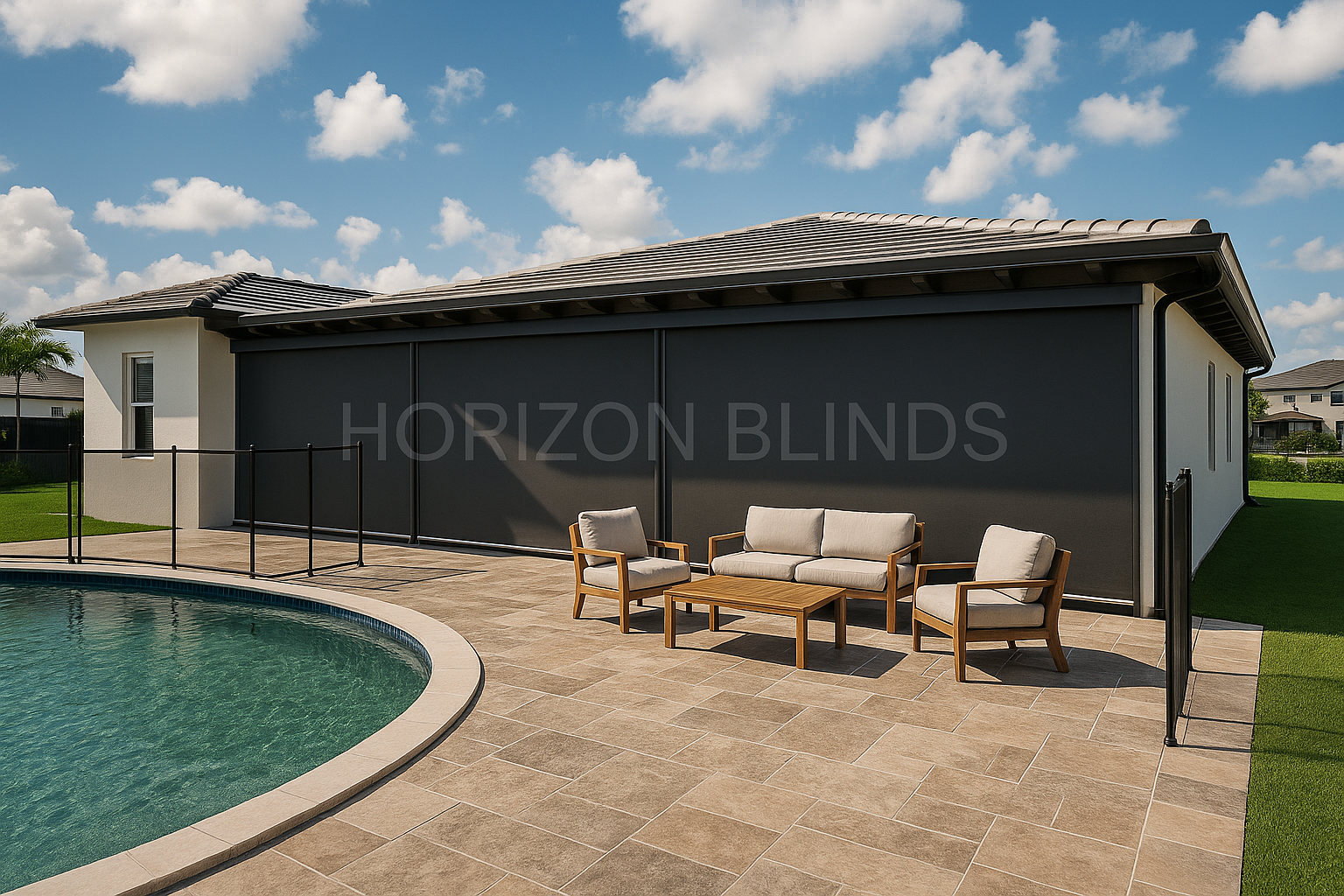 Blinds 
Indoor and Outdoor 
Call us to schedule your FREE estimate at (786) 597-1085. 