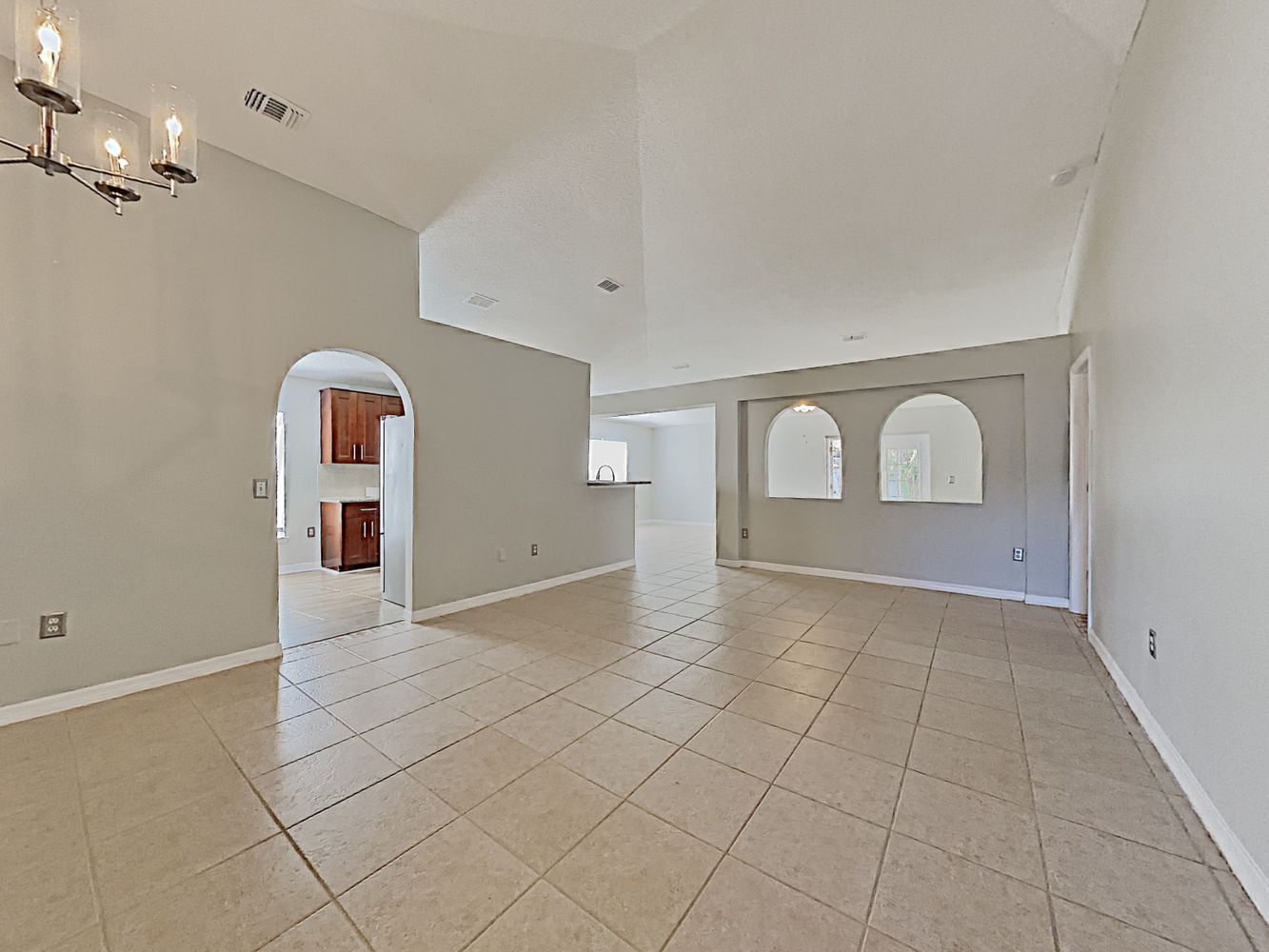 Spacious living space at Invitation Homes Jacksonville.