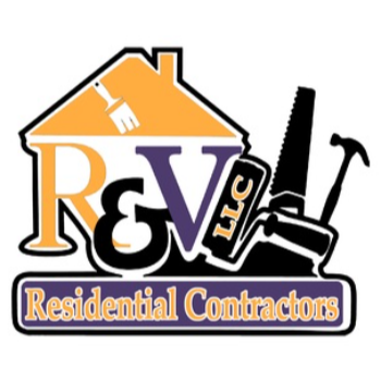 R &amp; V Residential Contractors Logo