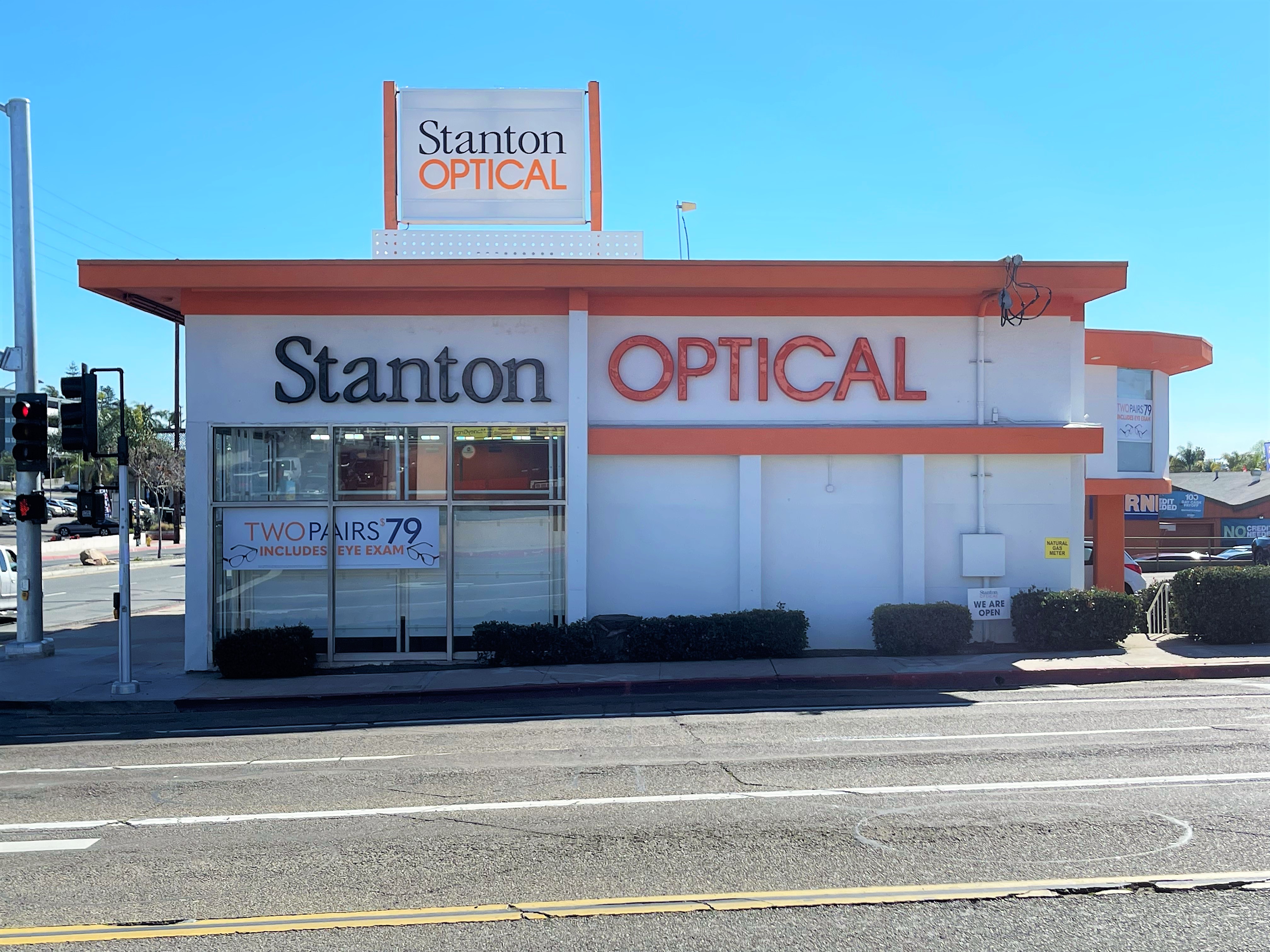 Storefront at Stanton Optical store in National City, CA 91950