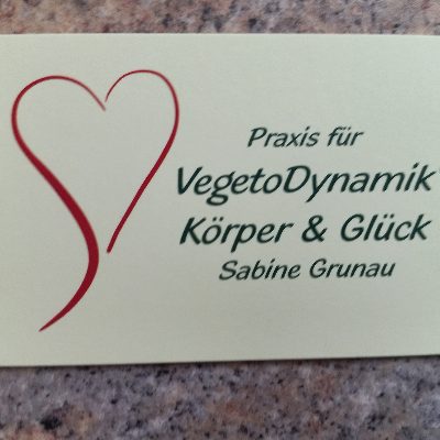 Grunau Sabine Praxis für VegetoDynamik - Über den Körper das Glück finden in Hainichen in Sachsen - Logo