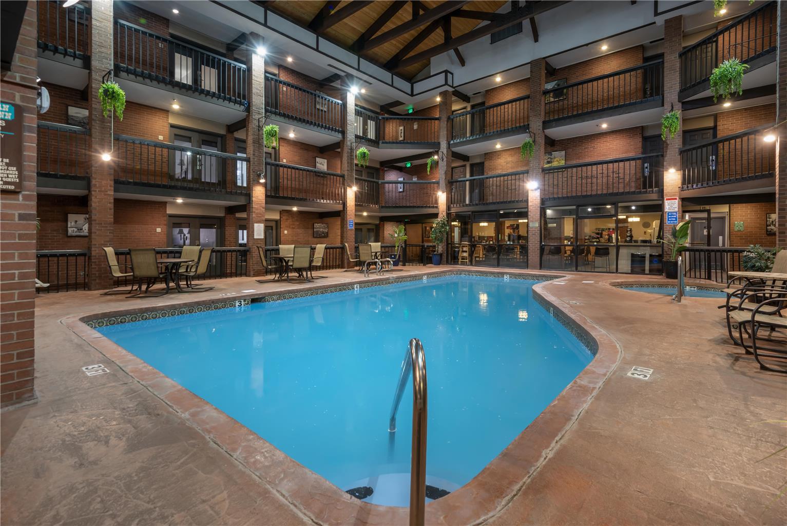 Indoor Pool & Hot Tub Area