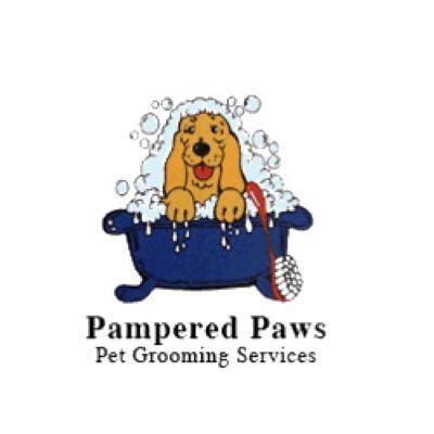 Pampered Paw's Pet Grooming Logo