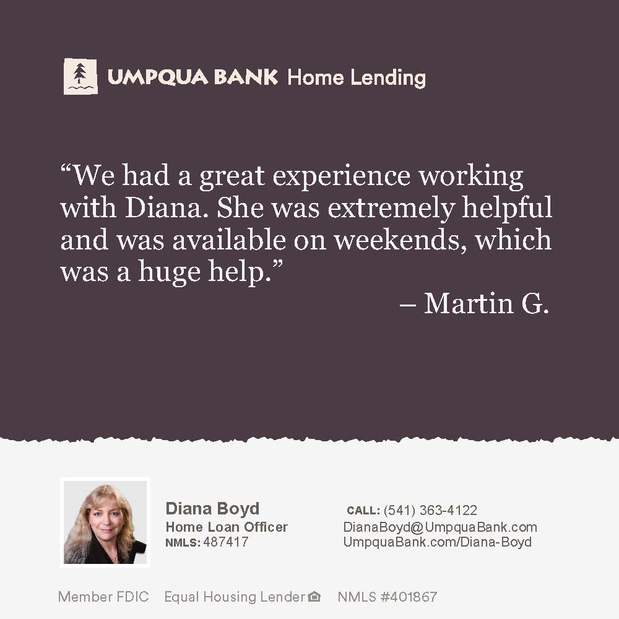 Images Diana Boyd - Umpqua Bank